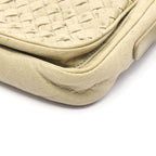 Bottega Veneta Shoulder Bag Intrecciato Light Green Leather — view 7