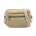Bottega Veneta Shoulder Bag Intrecciato Light Green Leather