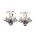 Chanel Earrings CC Logo Stainless Steel
