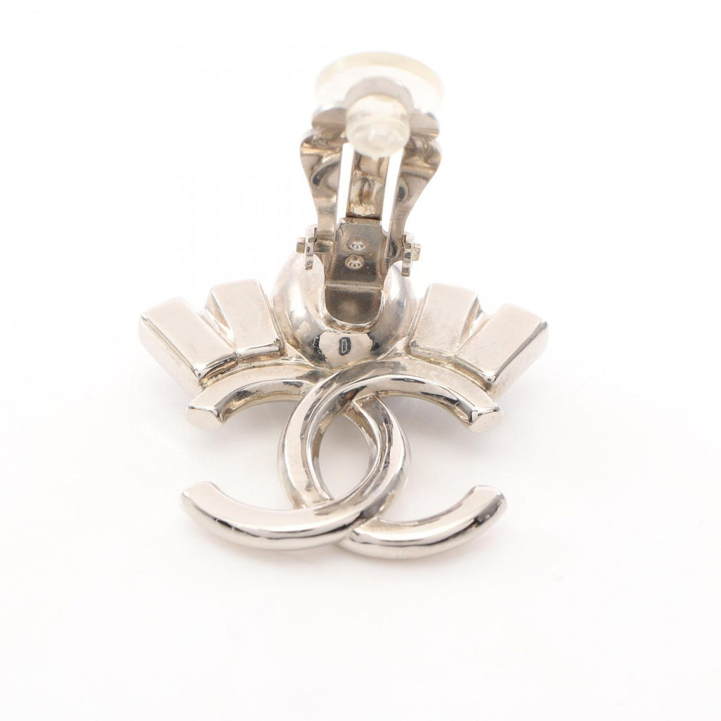 Chanel Earrings CC Logo Stainless Steel — view 5