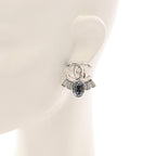 Chanel Earrings CC Logo Stainless Steel — view 4