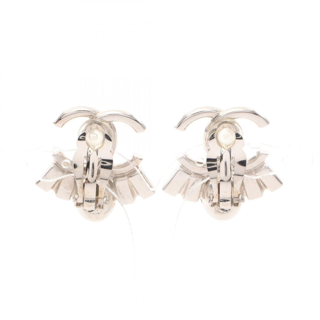 Chanel Earrings CC Logo Stainless Steel — view 2