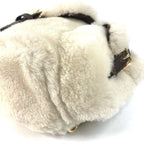 Louis Vuitton Sac Nano Teddy Backpack Shearling Cles Beige — view 6