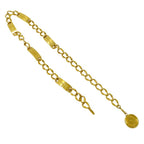Chanel Belt Chain Gold Logo Plate Coin Motif — view 2