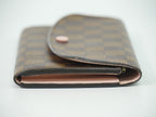 Louis Vuitton LV Portefeuille Emily Damier Ebene Wallet Brown — view 4