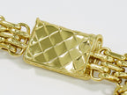 Chanel CC Logo Choker Necklace Gold Plated — view 4