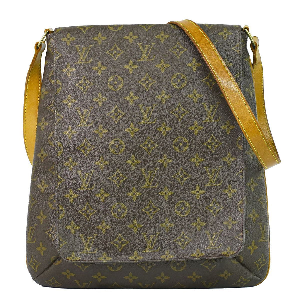 Louis Vuitton LV Musette Monogram Shoulder Bag Pochette Brown