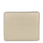 Loewe Bifold Wallet Anagram Leather Gray Ju Gold Compact Daily