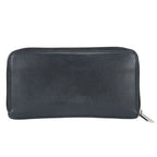 Chanel Wallet CC Logo Caviar Leather Black Silver Everyday — view 2