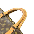 Louis Vuitton Keepall Bandouliere 55 Monogram Boston Bag Canvas — view 8
