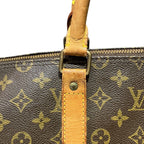 Louis Vuitton Keepall Bandouliere 55 Monogram Boston Bag Canvas — view 7