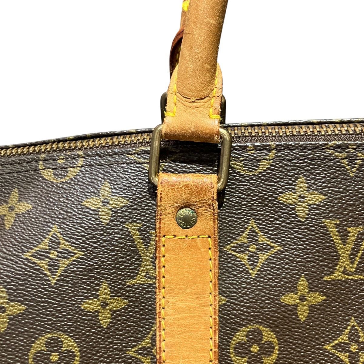 Louis Vuitton Keepall Bandouliere 55 Monogram Boston Bag Canvas — view 7