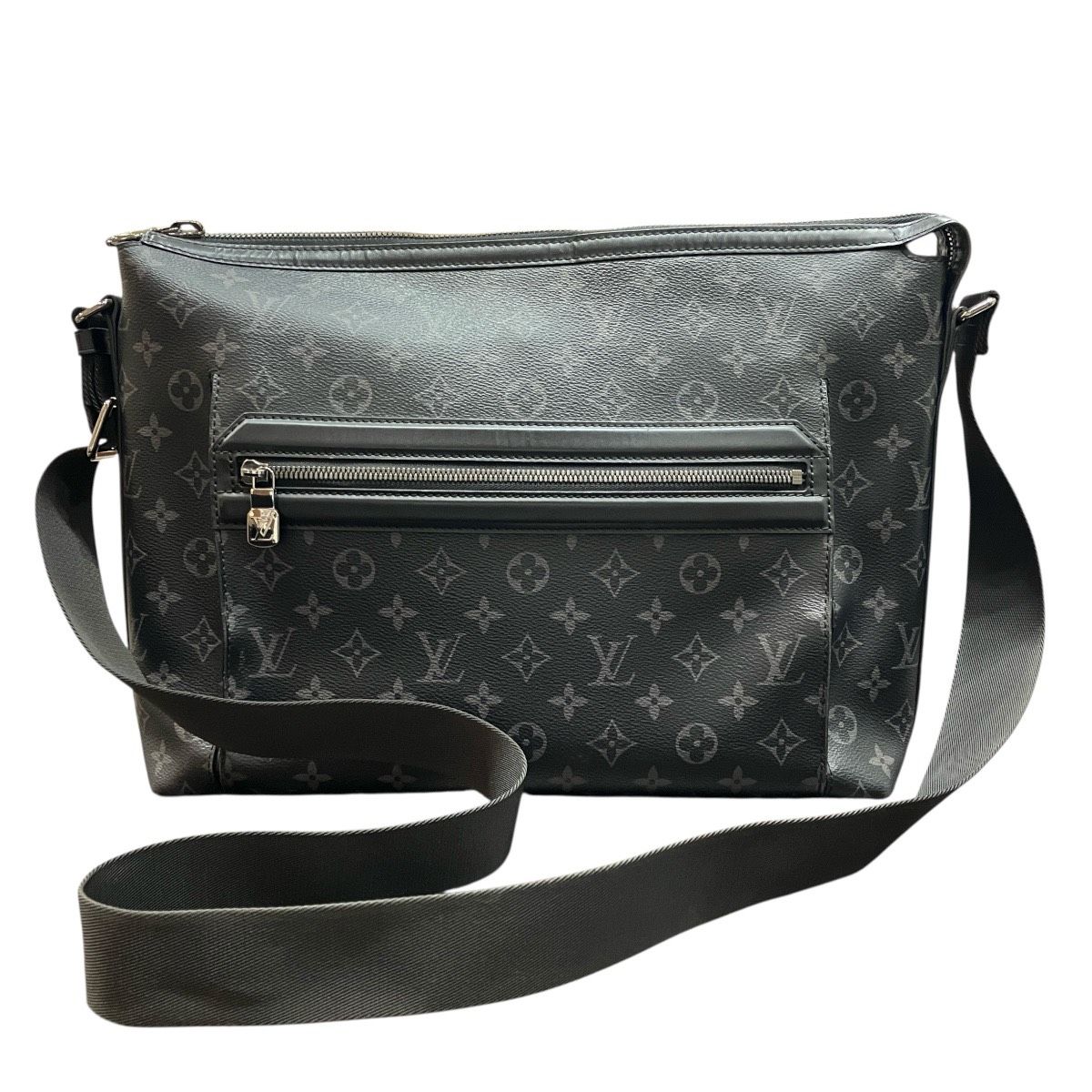 Louis Vuitton Odysse Messenger PM Monogram Eclipse Shoulder Bag Canvas