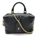 Louis Vuitton Petite Malle Souple Empreinte Shoulder Bag Noir