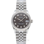 Rolex Datejust 31 Boys Watch Jubilee Diamond Box 18k White Gold SS — view 2