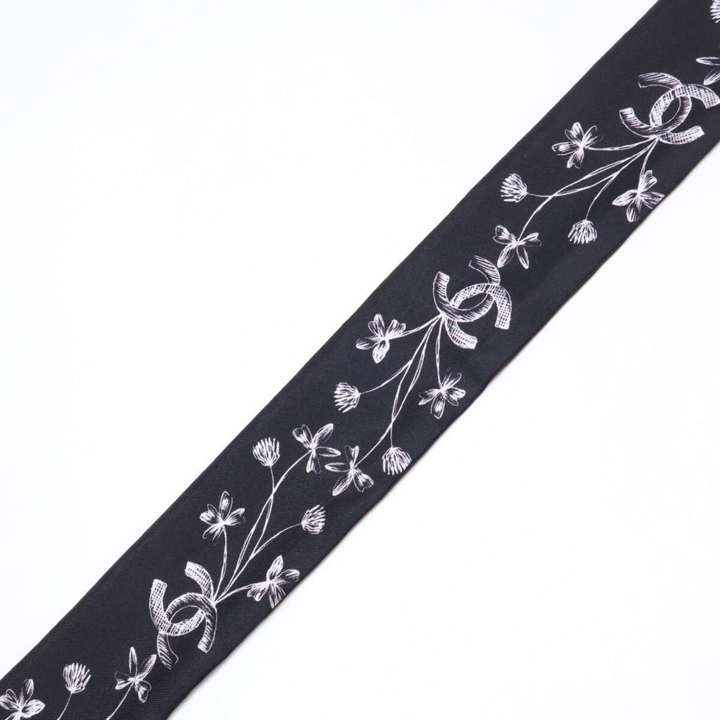 Chanel Silk Slim Bandeau Scarf — view 6