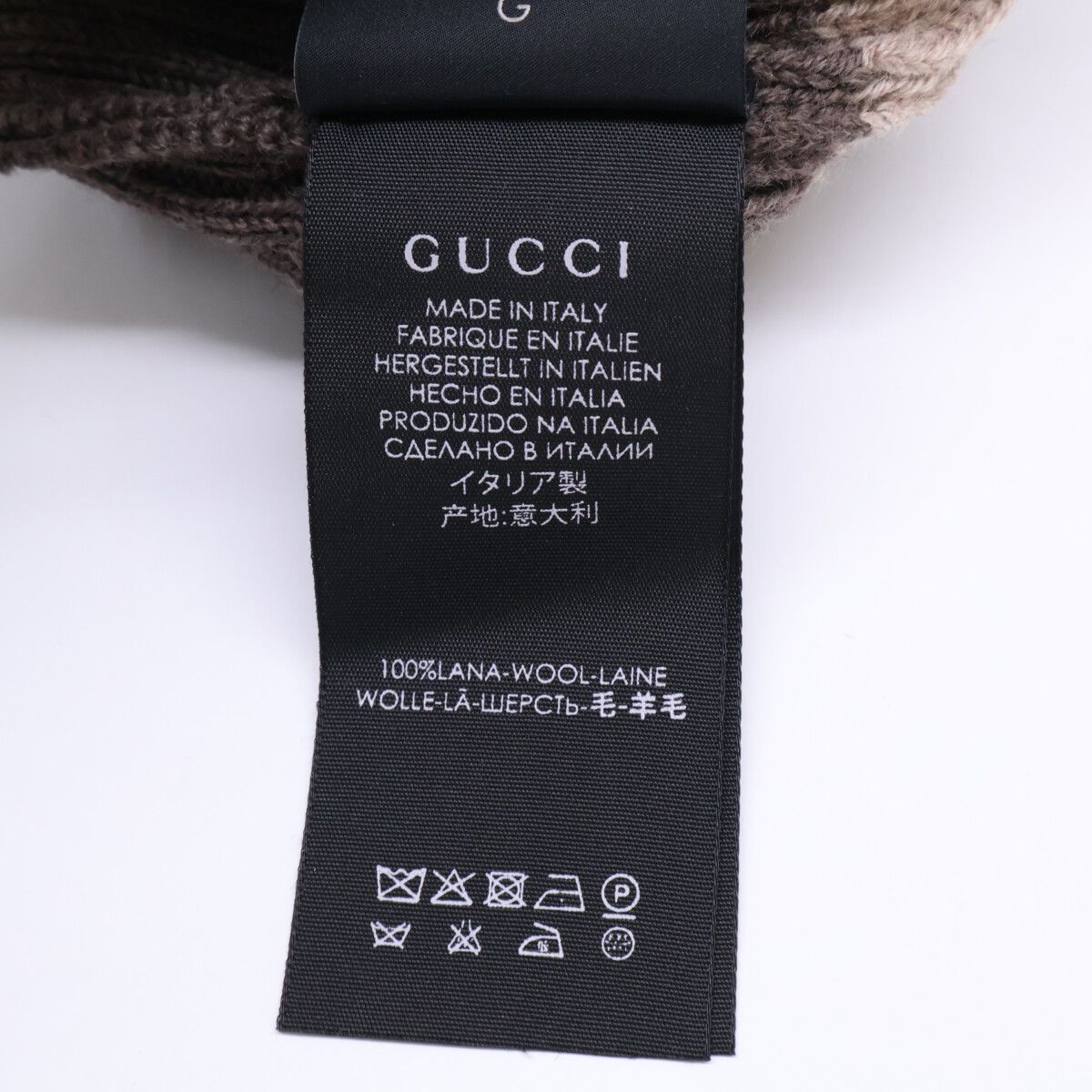 Gucci Wool Beanie Knit Hat 24 — view 6