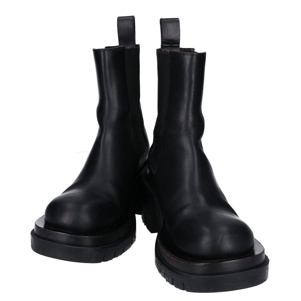 Bottega Veneta Black Lug Chelsea Boots
