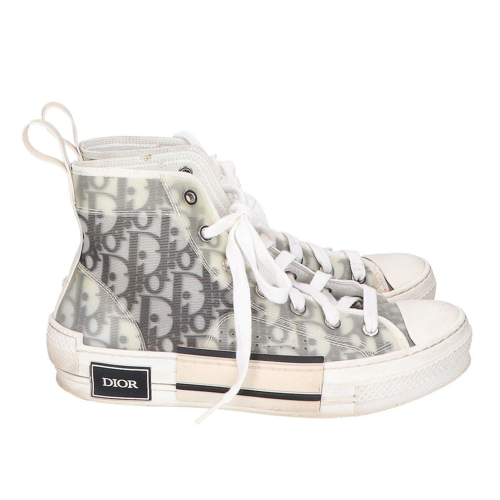 Dior Oblique High Top Sneakers — view 4
