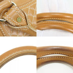 Celine Handbag Boogie Bag Leather Camel Brown Gold Everyday — view 6