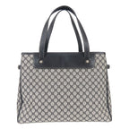 Celine Tote Macadam Gray Black Simple Daily