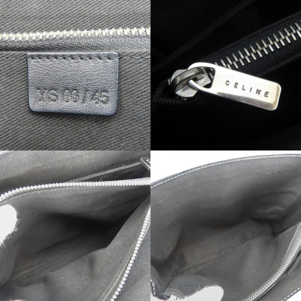 Celine Tote Macadam Gray Black Simple Daily — view 8