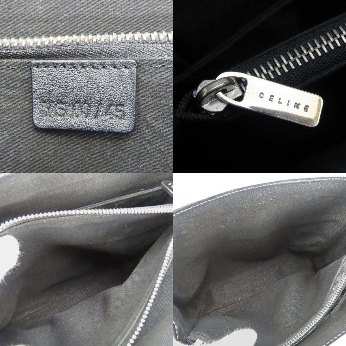 Celine Tote Macadam Gray Black Simple Daily — view 8