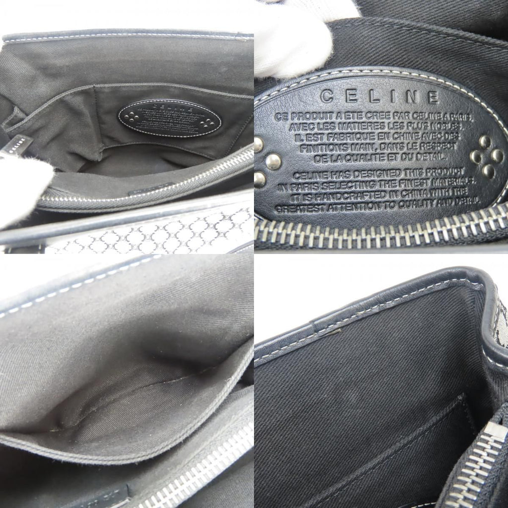Celine Tote Macadam Gray Black Simple Daily — view 7