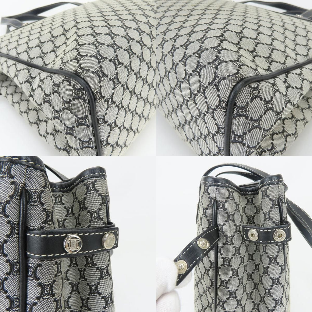 Celine Tote Macadam Gray Black Simple Daily — view 5