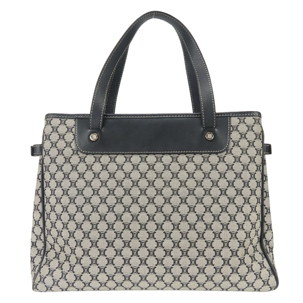 Celine Tote Macadam Gray Black Simple Daily — view 3