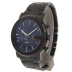 Gucci Chrono Stainless Steel Black Quartz Chronograph Dial Watch — view 2