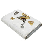 Louis Vuitton Portefeuille Twist Compact Epi Love Lock Trifold Wallet Leather — view 9