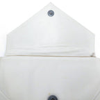 Saint Laurent Yves Clutch Party Quilted Stitch Leather White — view 7