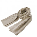 Loewe Anagram Knit Scarf Beige KH