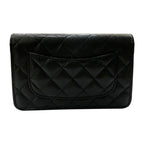 Chanel Shoulder Bag CC Logo Caviar Leather Black — view 2