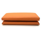Hermes Bifold Wallet Calvi Duo Epsom Orange Lime — view 5