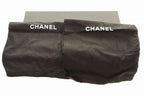 Chanel Espadrille Shoes White 37 Lace CC Logo Slip Ons Hemp Beige Aa — view 9
