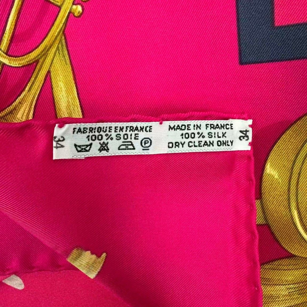 Hermes Carre 90 Scarf Silk la Dance Ballet Dancer Ballerina Pink — view 7