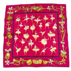 Hermes Carre 90 Scarf Silk la Dance Ballet Dancer Ballerina Pink — view 2