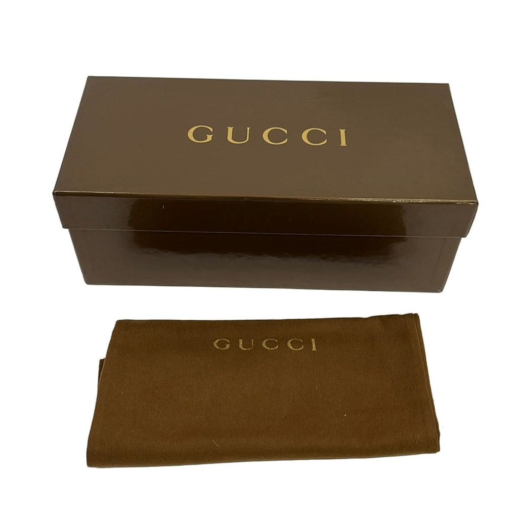Gucci Flat Shoes Black GG Pattern — view 6