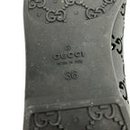 Gucci Flat Shoes Black GG Pattern — view 5