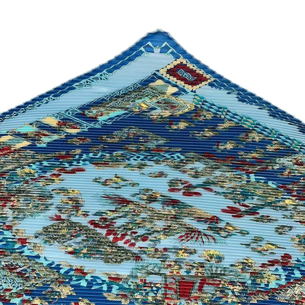 Hermes Scarf Pleated Silk Celestial Bodies and the Sun Ancient Inca Empire — view 4
