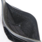 Prada Billfold Saffiano Leather Metallic Gray Black Silver Bifold Card Case — view 7