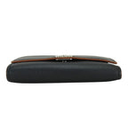 Loewe Trifold Wallet Anagram Vertical Small Leather Black Brown Compact — view 3