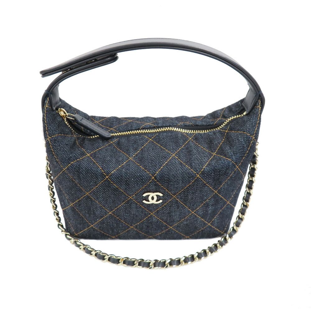 Chanel Classic Chain Clutch Pre Collection Denim — view 5