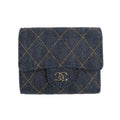 Chanel Small Classic Wallet Pre Collection Denim