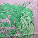 Hermes Carre 45 Gavroche Freshly Painted Peinture Fraiche Scarf Shawl All Over — view 3