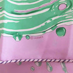Hermes Carre 45 Gavroche Freshly Painted Peinture Fraiche Scarf Shawl All Over — view 6