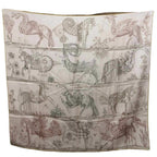 Hermes Carre 90 Double Face Della Cavalleria Favolosa Reversible Scarf Shawl — view 2