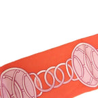 Hermes Lift Profile Twilly Silk Orange Scarf — view 5